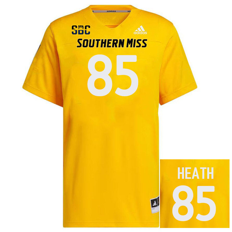 Southern Miss Golden Eagles #85 Kyirin Heath Jersey Football Uniforms-Gold